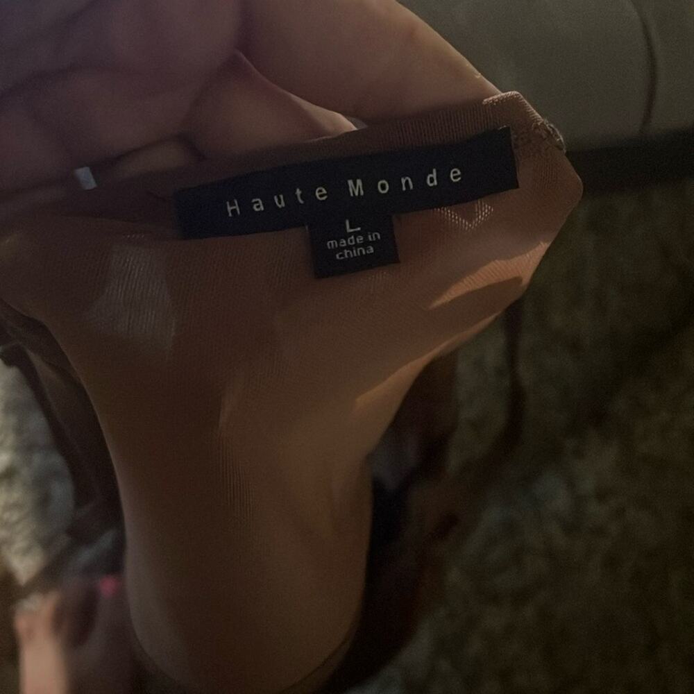 NWT HAUTE MONDE two piece set L - Picture 2 of 6
